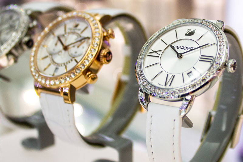 Orologi di cristallo