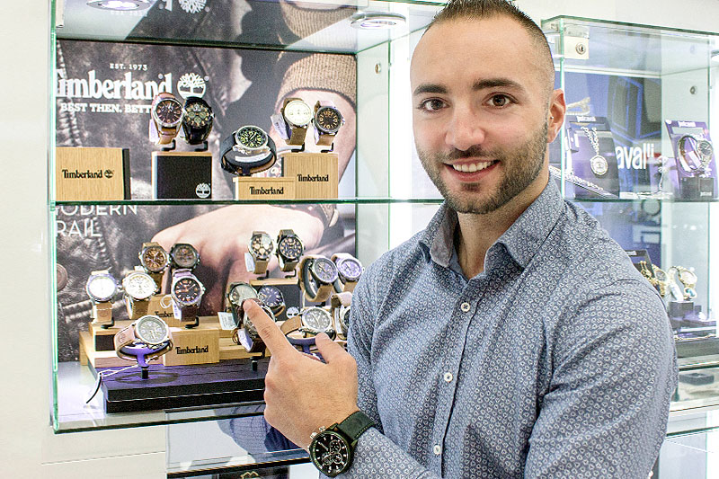 Con le Timberland... al polso