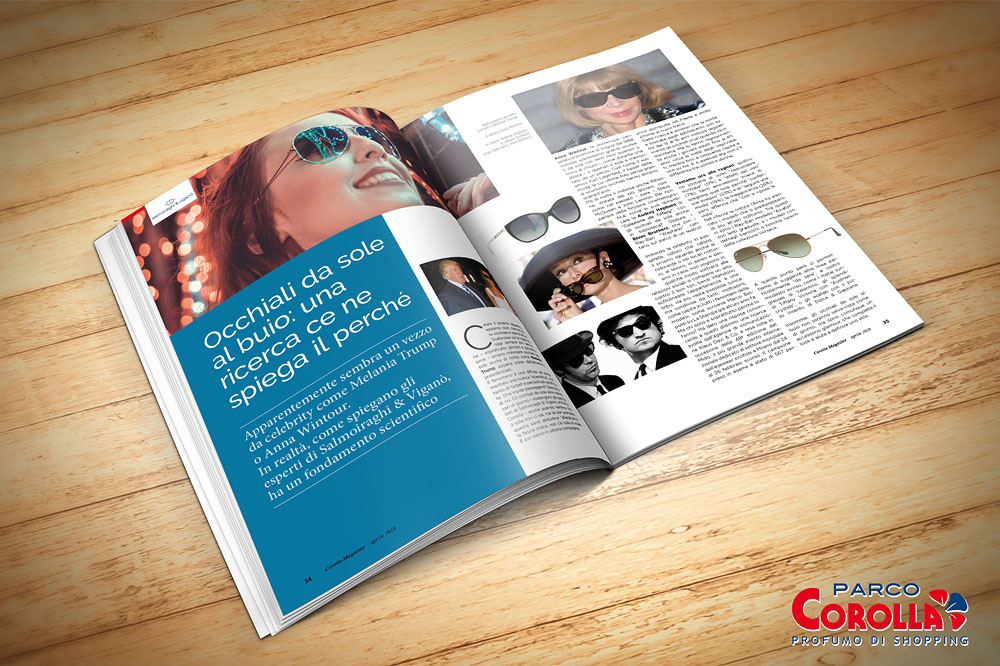 Occhiali da sole al buio: una ricerca spiega il perché