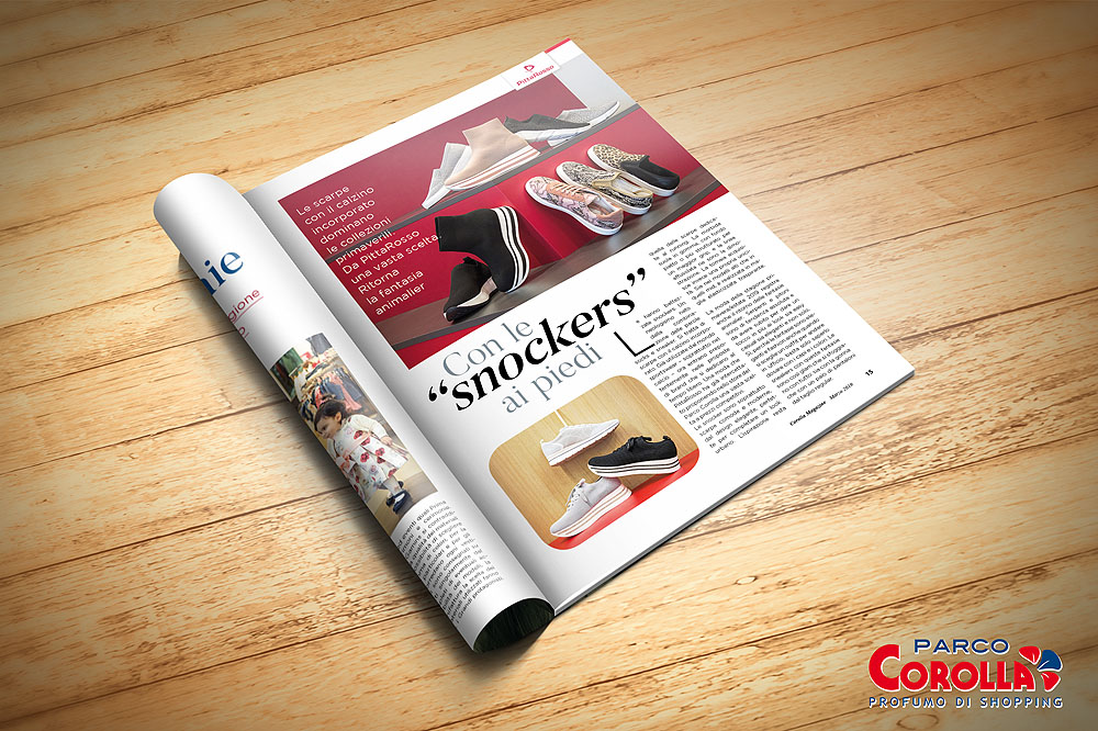 Con le “snockers” ai piedi