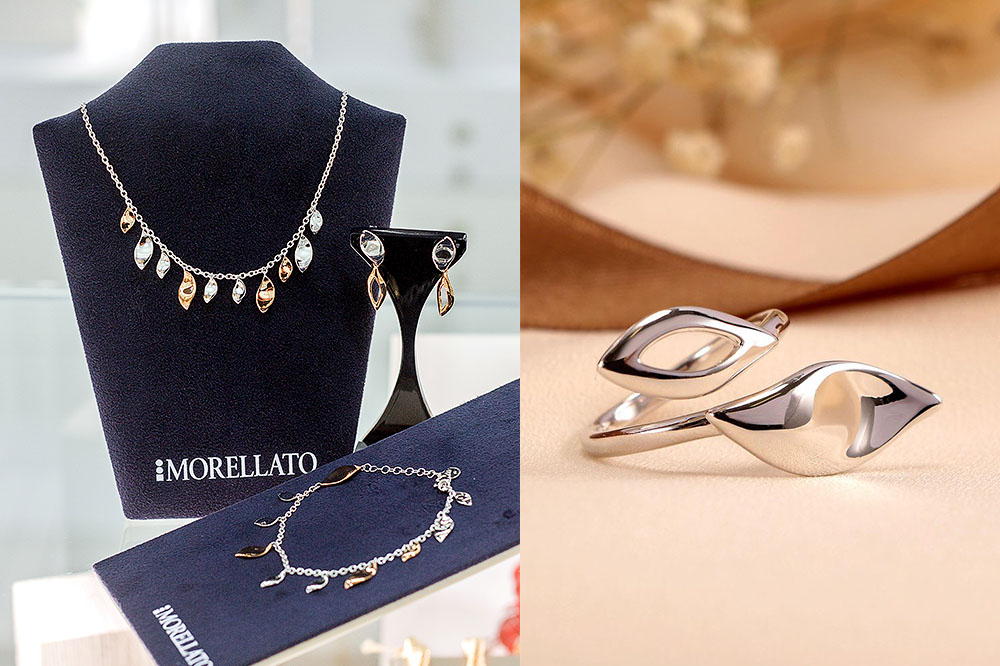 Foglie come gioielli