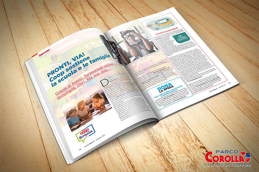 Pronti, via! Coop sostiene la scuola e le famiglie.