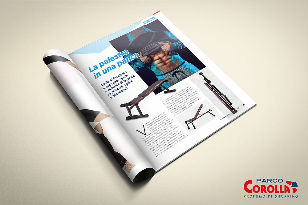 La palestra in una panca