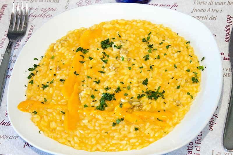 Zucca e salsiccia, matrimonio perfetto