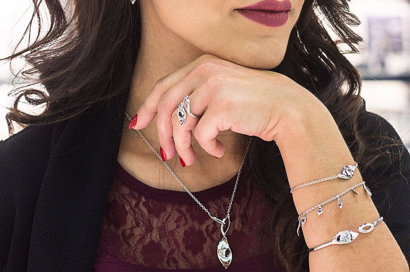 Foglie come gioielli